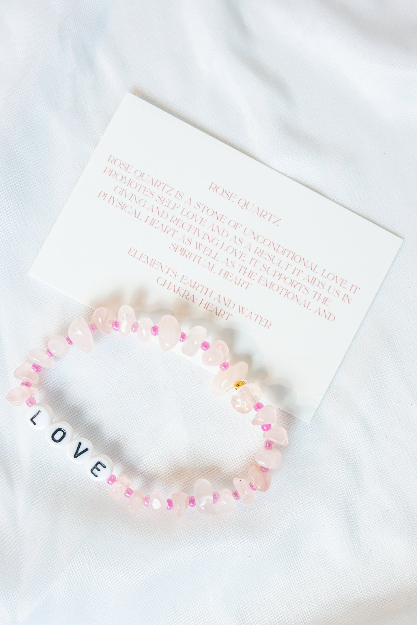 Rose Quartz Love Bracelet